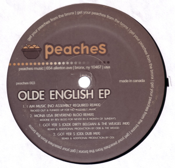 Various - Olde English EP | Peaches Music (PEACHES003)