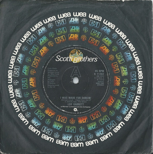 Leif Garrett - I Was Made For Dancin' | Scotti Bros. Records (K 11202) - 3