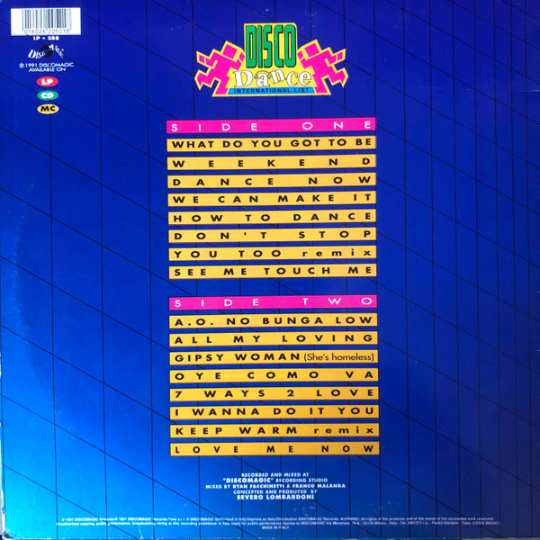 Various - Disco Dance: International List Compilation | Discomagic Records (LP 588) - main