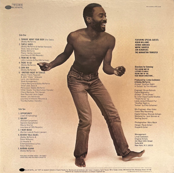 Bobby McFerrin - Spontaneous Inventions | Blue Note (BTC 85110) - 2 Bobby McFerrin - Spontaneous Inventions | Blue Note (BTC 85110) - 2
