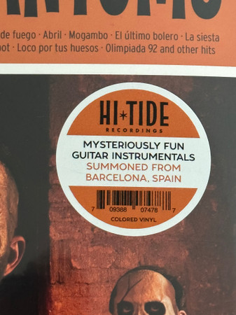 Los Tiki Phantoms - Y El Enigma Del Tiempo (Limited Edition - Lava Orange & Black Colored Vinyl) [Vinyl] | Hi-Tide Recordings (HT-104) - 3
