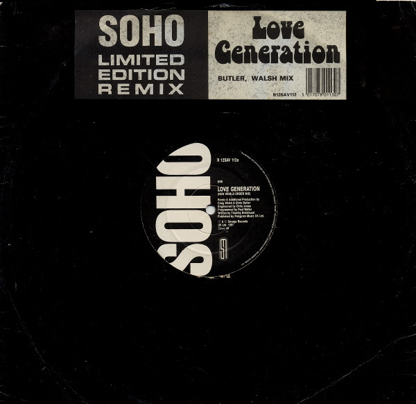 Soho - Love Generation (Remix) | S And M (R12 SAV 112)