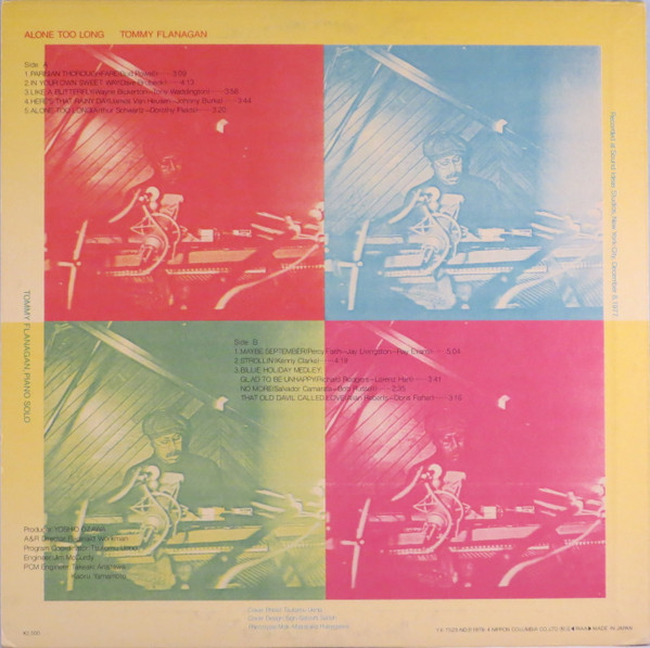 Tommy Flanagan - Alone Too Long | Denon (YX-7523-ND) - 2 Tommy Flanagan - Alone Too Long | Denon (YX-7523-ND) - 2