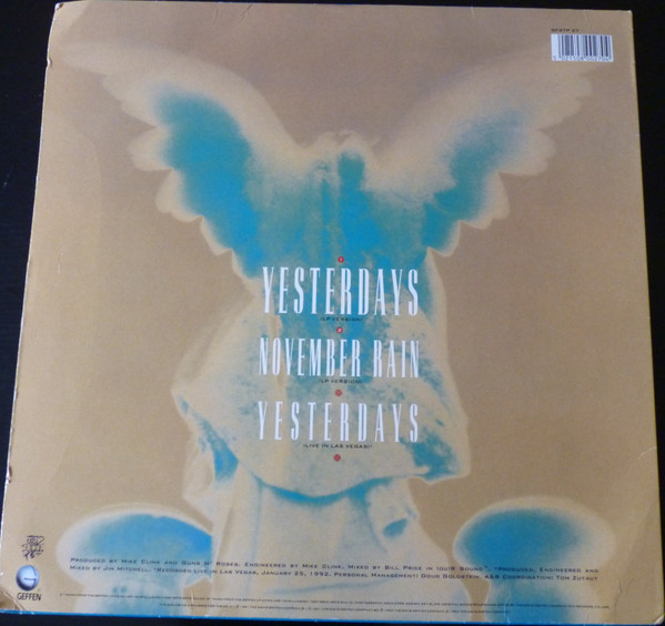 Guns N' Roses - Yesterdays | Geffen Records (GFSTP 27) - 4