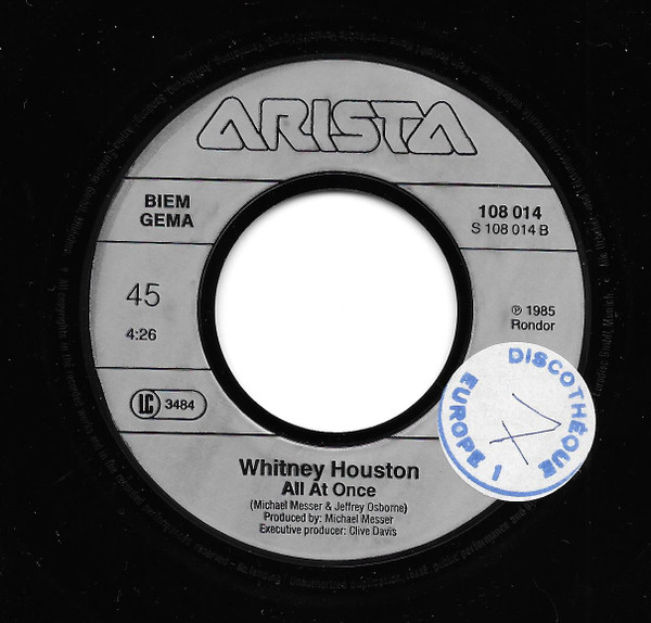 Whitney Houston - How Will I Know | Arista (108 014) - 4