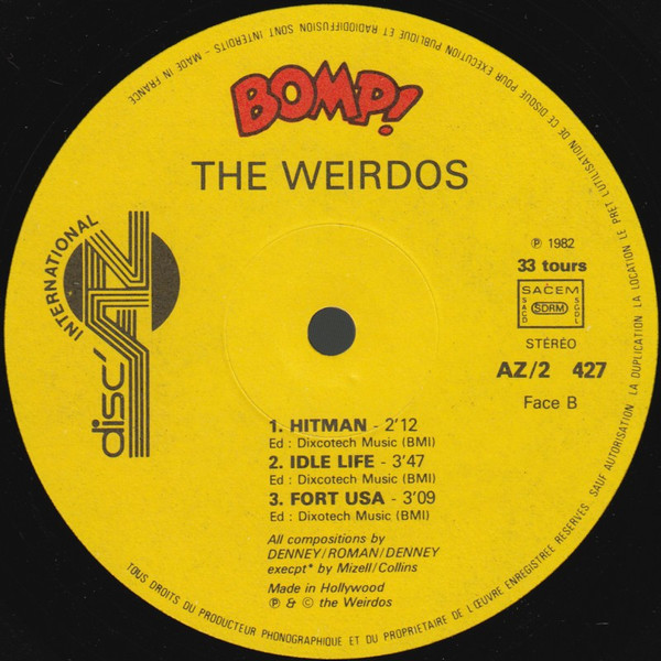 The Weirdos - Who? What? When? Where? Why? | Disc' AZ International (AZ/2 427) - 4