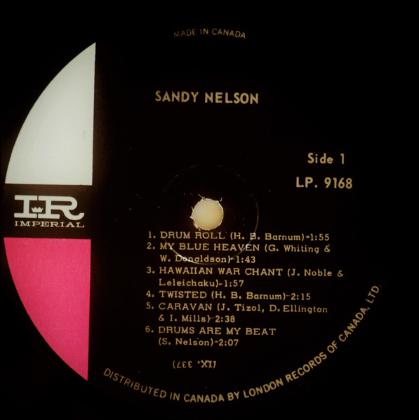 Sandy Nelson - Drums Are My Beat! [Vinyl] | Imperial (LP.9168) - 3