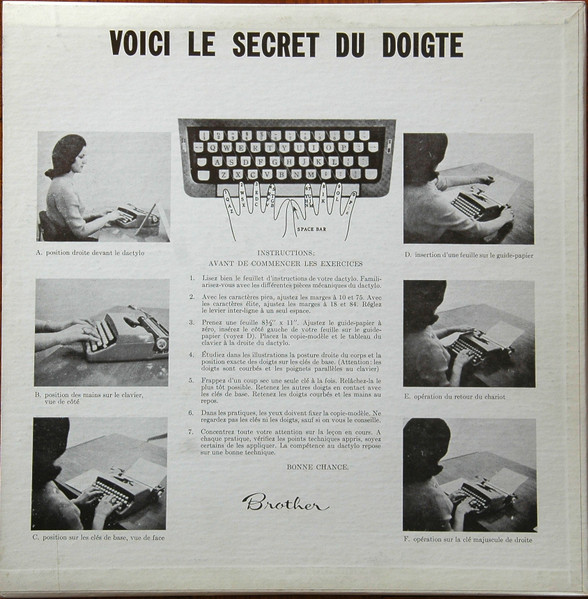 Abbé G. Alluisi - Dactylos ! Voici Le Secret Du Doigté [Vinyl] | Brother International Corporation (none) - 2
