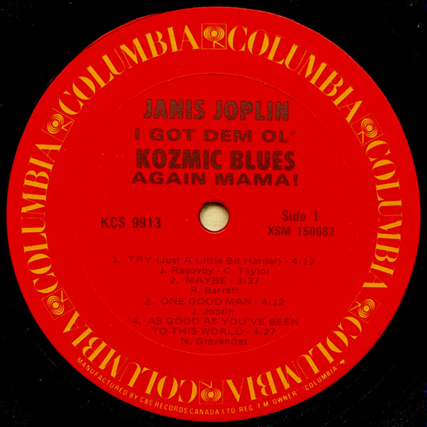 Janis Joplin - I Got Dem Ol' Kozmic Blues Again Mama! | Columbia (KCS 9913) - 3 Janis Joplin - I Got Dem Ol' Kozmic Blues Again Mama! | Columbia (KCS 9913) - 3