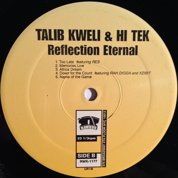 Talib Kweli & Hi-Tek : Reflection Eternal - Train Of Thought | Rawkus (RWK-177) - 4 Talib Kweli & Hi-Tek : Reflection Eternal - Train Of Thought | Rawkus (RWK-177) - 4