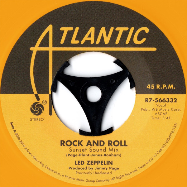 Led Zeppelin - Rock And Roll (Sunset Sound Mix) / Friends (Olympic Studios Mix) 7" | Atlantic (R7-566332) - 4 Led Zeppelin - Rock And Roll (Sunset Sound Mix) / Friends (Olympic Studios Mix) 7" | Atlantic (R7-566332) - 4