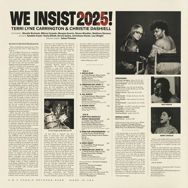 Terri Lyne Carrington & Christie Dashiell - We Insist 2025! | Candid (CAN33561) - 2