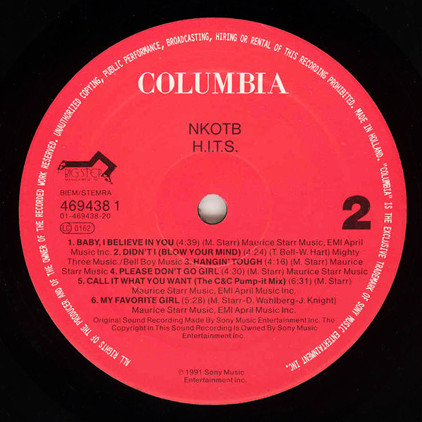 New Kids On The Block - H.I.T.S. | Columbia (COL 469438 1) - 4 New Kids On The Block - H.I.T.S. | Columbia (COL 469438 1) - 4