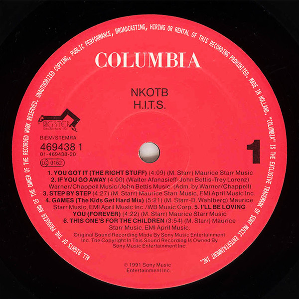 New Kids On The Block - H.I.T.S. | Columbia (COL 469438 1) - 3 New Kids On The Block - H.I.T.S. | Columbia (COL 469438 1) - 3