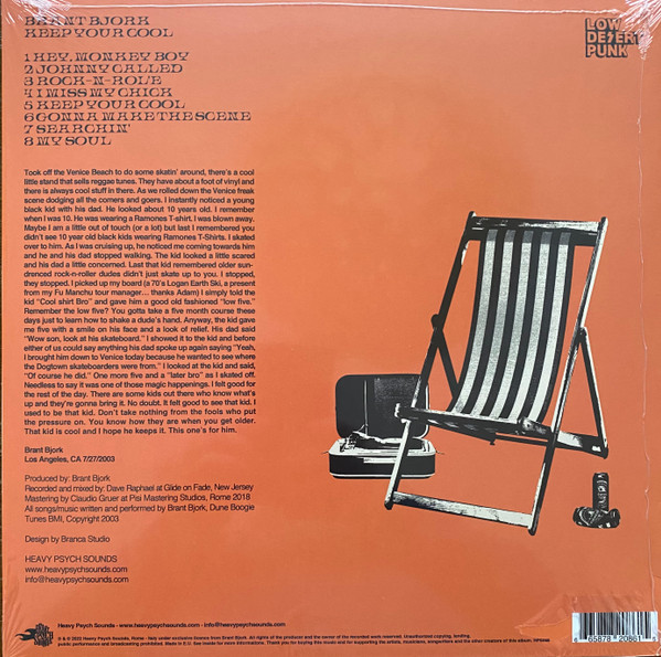 Brant Bjork - Keep Your Cool (Limited Edition - Yellow Vinyl) [Vinyl] | Heavy Psych Sounds (HPS098) - 2