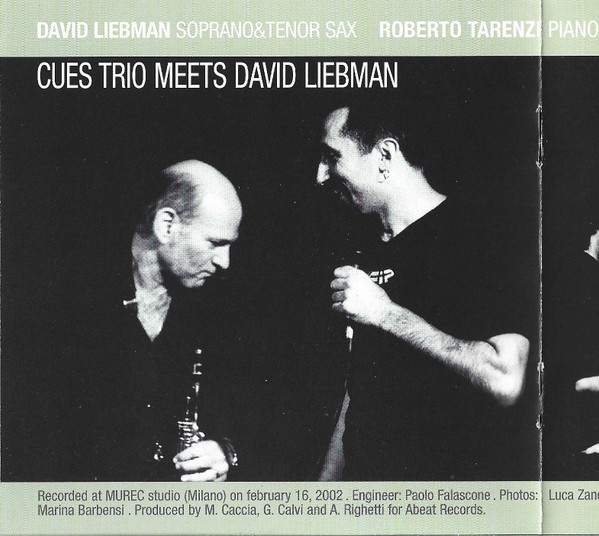 Cues Trio Meets David Liebman - Feel | Abeat Records (ABJZ 014) - 3