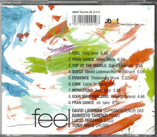 Cues Trio Meets David Liebman - Feel | Abeat Records (ABJZ 014) - 2