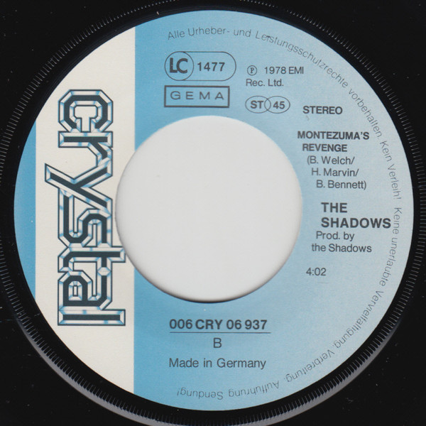 The Shadows - Don't Cry For Me Argentina | Crystal (006 CRY 06 937) - 4