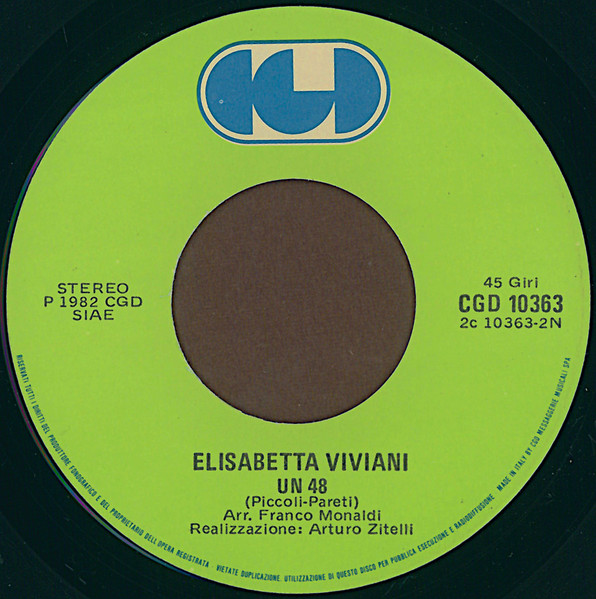 Elisabetta Viviani - C'È | CGD (CGD 10363) - 4