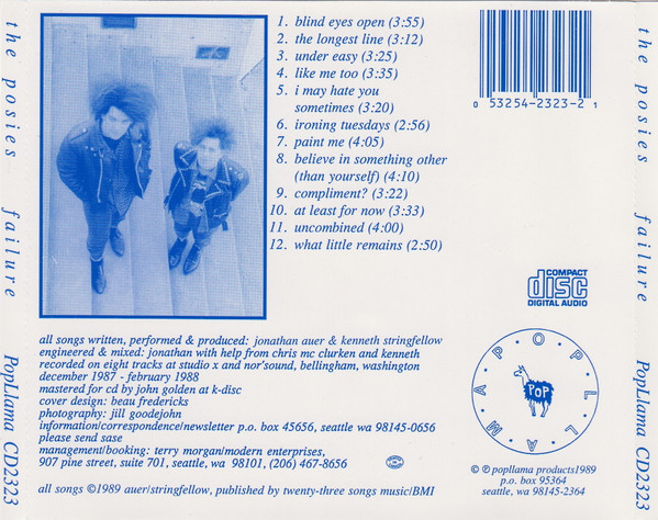 The Posies - Failure | PopLLama (CD2323) - 2 The Posies - Failure | PopLLama (CD2323) - 2