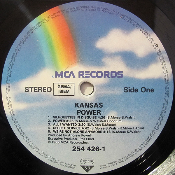 Kansas - Power | MCA Records (254 426-1) - 3 Kansas - Power | MCA Records (254 426-1) - 3