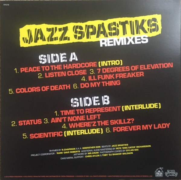 Godfather Don - Jazz Spastiks Remixes | Fresh Pressings International (FPI015) - 3 Godfather Don - Jazz Spastiks Remixes | Fresh Pressings International (FPI015) - 3