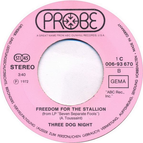 Three Dog Night - Black & White | Probe (1 C 006-93 670) - 4