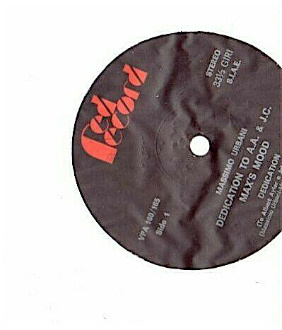 Massimo Urbani - Dedication To A.A. & J.C. / Max's Mood | Red Record (VPA 160/165) - 4