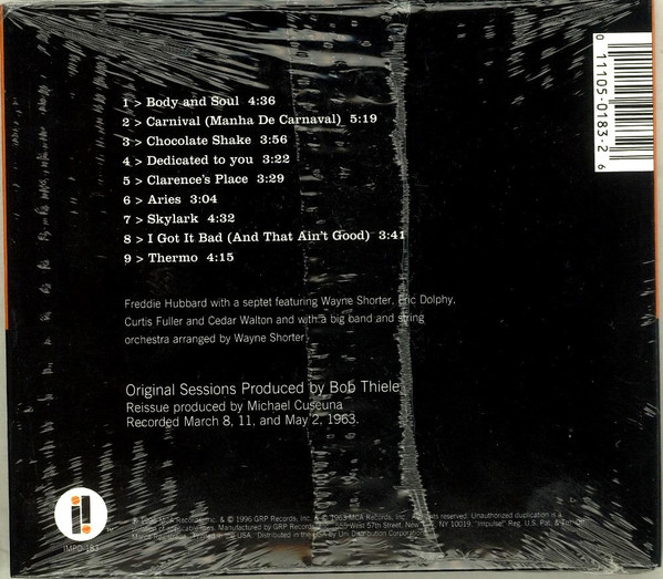 Freddie Hubbard - The Body & The Soul CD | Impulse! (IMPD-183) - 2 Freddie Hubbard - The Body & The Soul CD | Impulse! (IMPD-183) - 2