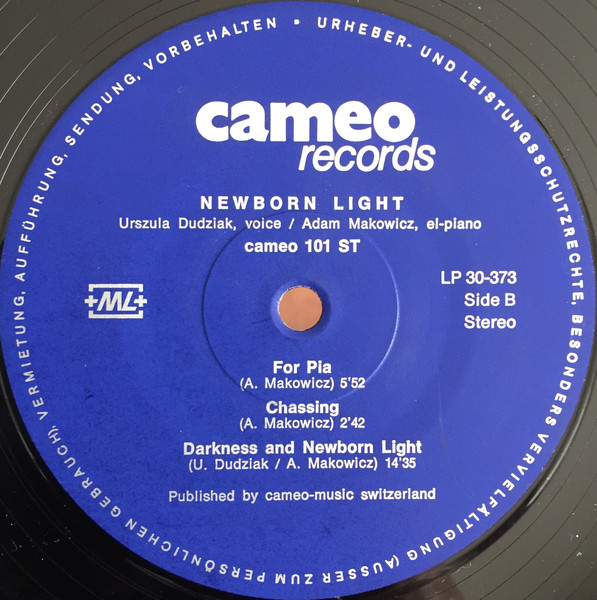 Urszula Dudziak & Adam Makowicz - Newborn Light | Cameo Records (LP 30373) - 4 Urszula Dudziak & Adam Makowicz - Newborn Light | Cameo Records (LP 30373) - 4
