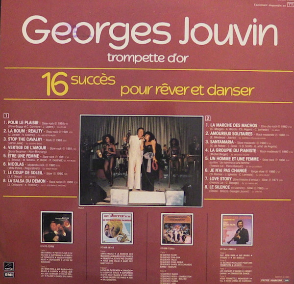 Georges Jouvin - Trompette D'Or - 16 Succès Pour Rêver Et Danser | Pathé (2C 068-73301) - 2