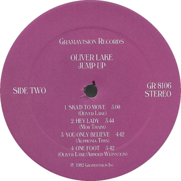 Oliver Lake - Jump Up | Gramavision (GR 8106) - 4 Oliver Lake - Jump Up | Gramavision (GR 8106) - 4