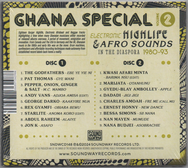 Various - Ghana Special Volume 2 (Electronic Highlife & Afro Sounds In The Diaspora 1980-93) | Soundway (SNDWCD148) - 2 Various - Ghana Special Volume 2 (Electronic Highlife & Afro Sounds In The Diaspora 1980-93) | Soundway (SNDWCD148) - 2