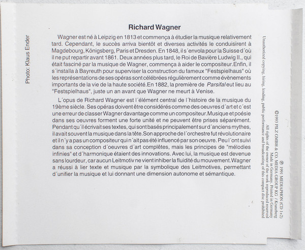 Richard Wagner , Robert Wagner , Symphonieorchester Innsbruck - Tristan & Isolde - Meilleurs Extraits Vol. 1 & 2 | Pilz (44 9031-2) - 3 Richard Wagner , Robert Wagner , Symphonieorchester Innsbruck - Tristan & Isolde - Meilleurs Extraits Vol. 1 & 2 | Pilz (44 9031-2) - 3