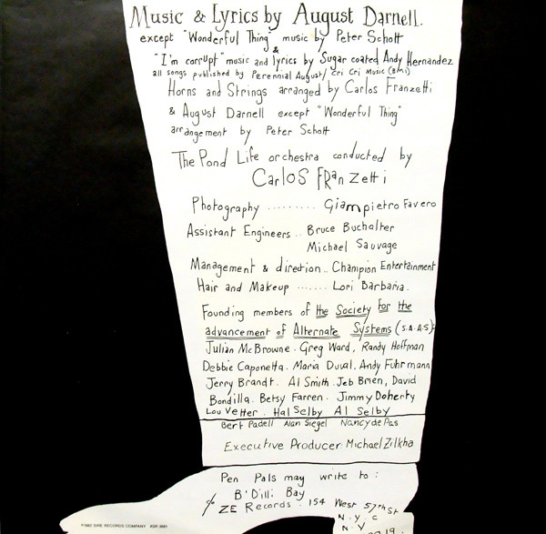 Kid Creole And The Coconuts - Wise Guy | ZE Records (XSR 3681) - 4