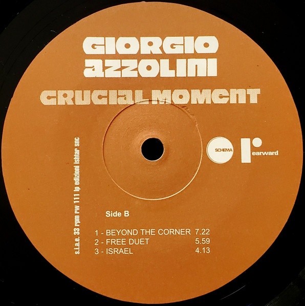 Giorgio Azzolini - Crucial Moment | Rearward (RW111 LP) - 4 Giorgio Azzolini - Crucial Moment | Rearward (RW111 LP) - 4