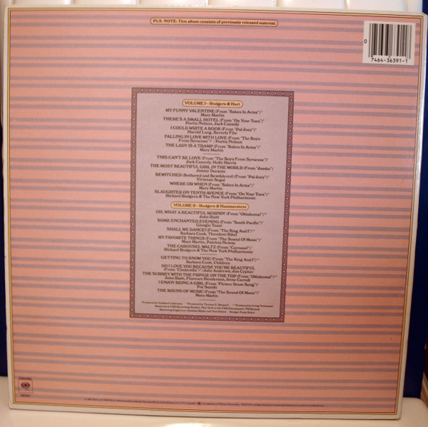 Richard Rodgers - The Musical World Of Richard Rodgers | Columbia Masterworks (C2 36391) - 3