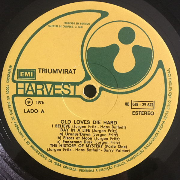 Triumvirat - Old Loves Die Hard | Harvest (8E 068 29622) - 3