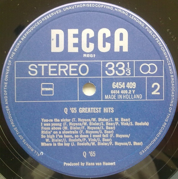 Q65 - Greatest Hits | Decca (6454 409) - 2