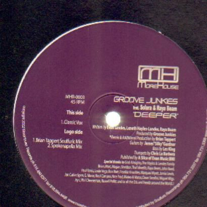 Groove Junkies Feat. Solara & Raya Beam - Deeper | MoreHouse Records (DJMHR 0003 TEST) - 2 Groove Junkies Feat. Solara & Raya Beam - Deeper | MoreHouse Records (DJMHR 0003 TEST) - 2