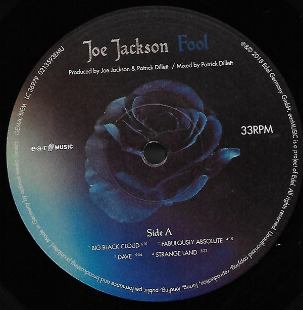 Joe Jackson - Fool | Ear Music (0213593EMU) - 2