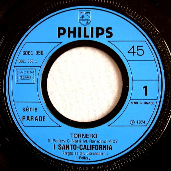 I Santo California - Torneró | Philips (6061 950) - 2