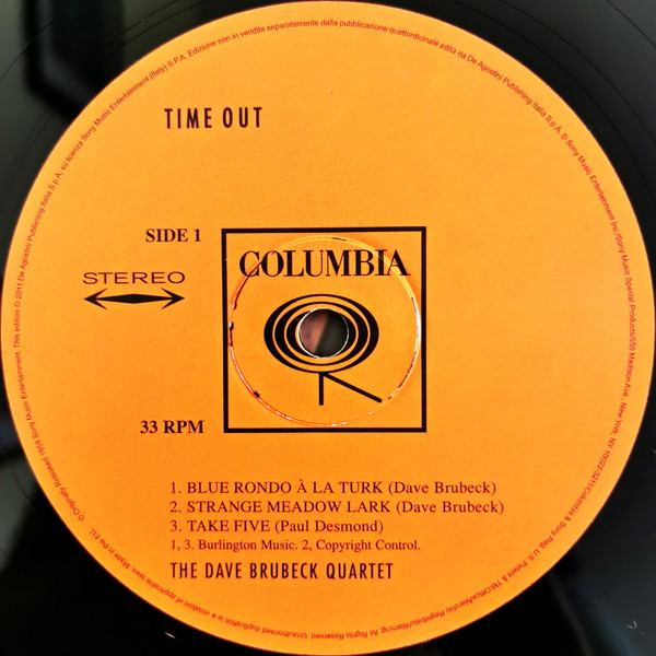 The Dave Brubeck Quartet - Time Out | Columbia (88697269441) - 3 The Dave Brubeck Quartet - Time Out | Columbia (88697269441) - 3