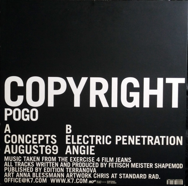 Copyright - Pogo | !K7 Records (!K7114EP) - 2