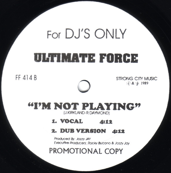 Freddie Foxxx / Ultimate Force - The Master / I'm Not Playing | Not On Label (Freddie Foxxx) (FF 414) - 2 Freddie Foxxx / Ultimate Force - The Master / I'm Not Playing | Not On Label (Freddie Foxxx) (FF 414) - 2