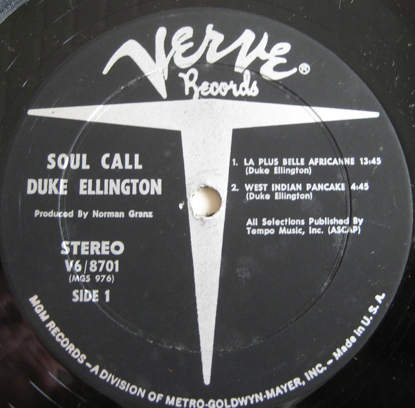 Duke Ellington - Soul Call | Verve Records (V6/ 8701) - 3 Duke Ellington - Soul Call | Verve Records (V6/ 8701) - 3