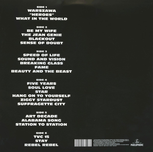 David Bowie - Welcome To The Blackout (Live London '78) 3LP | Parlophone (DBRSD 7782) - 4