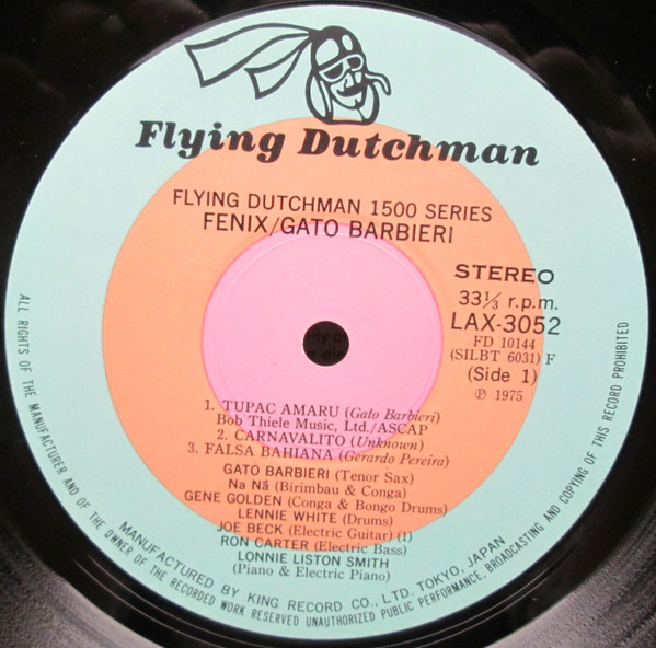 Gato Barbieri - Fenix | Flying Dutchman (LAX 3052) - 4 Gato Barbieri - Fenix | Flying Dutchman (LAX 3052) - 4