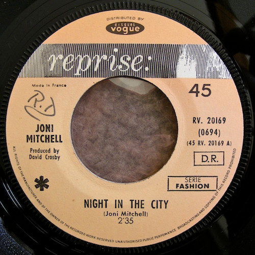 Joni Mitchell - Night In The City | Reprise Records (RV. 20 169) - 3