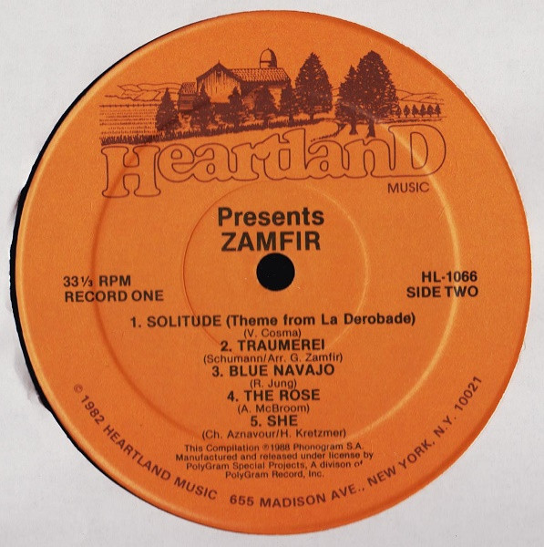 Gheorghe Zamfir - Zamfir Plays The World's Most Beautiful Melodies | Heartland Music (HL 1066 / HL 1067) - 4 Gheorghe Zamfir - Zamfir Plays The World's Most Beautiful Melodies | Heartland Music (HL 1066 / HL 1067) - 4